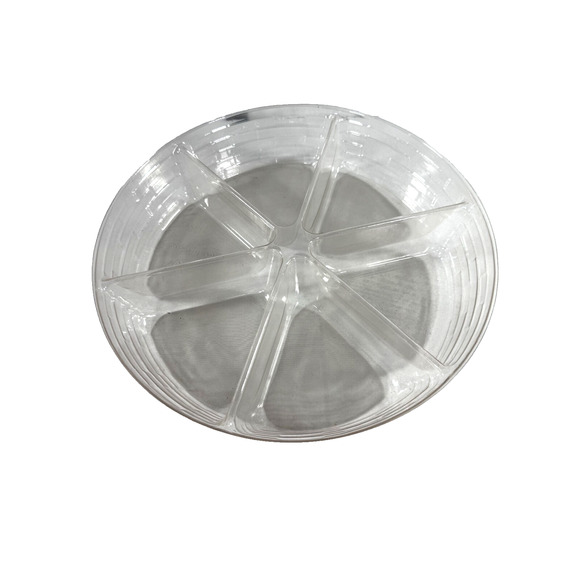 Longaberger Plastic 6-Slot Basket Protector #43222 11.25"RD x 2.5"H - Picture 2 of 3